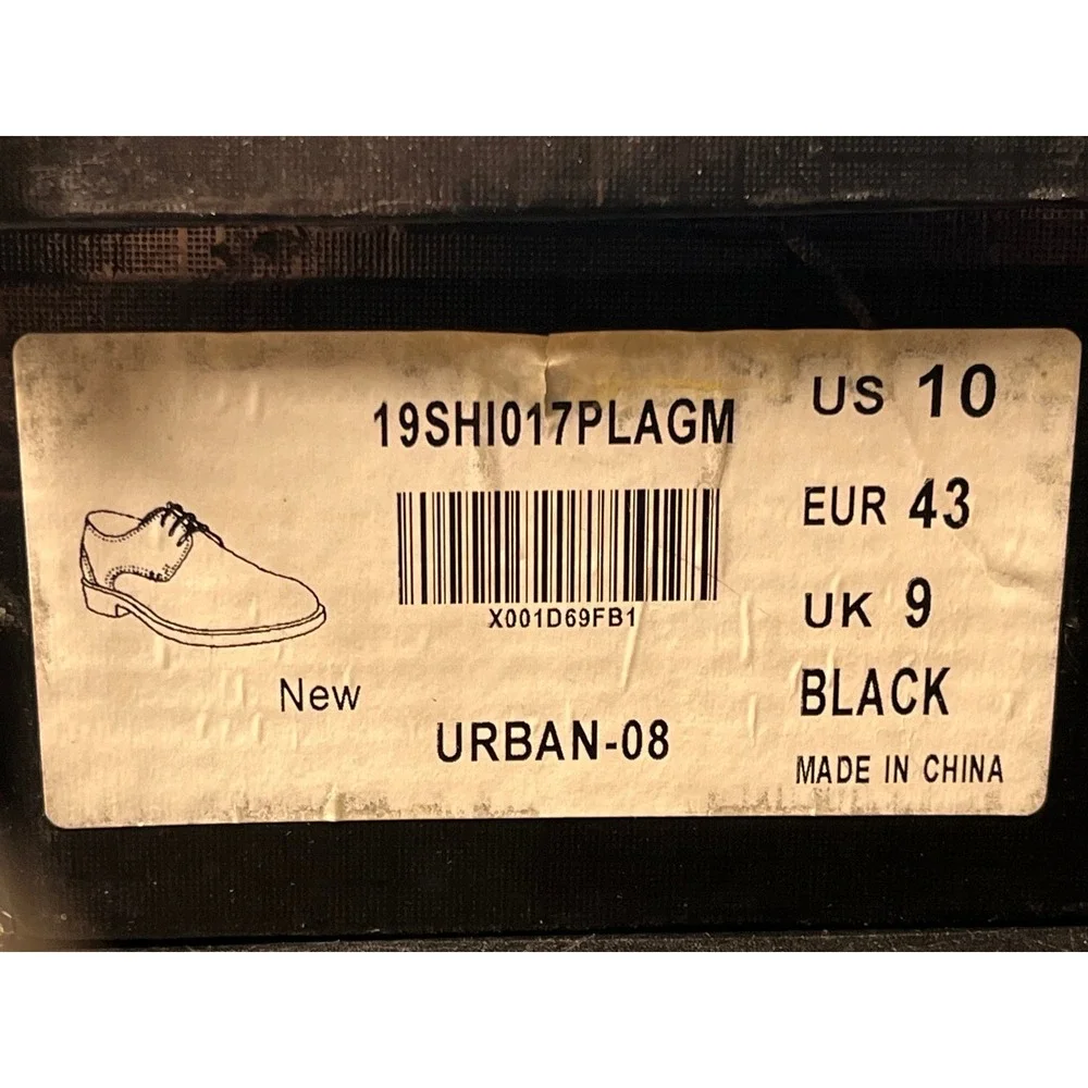 Bruno Marc Mens Urban-08 Black Suede Oxford Dress Shoes Size 10
